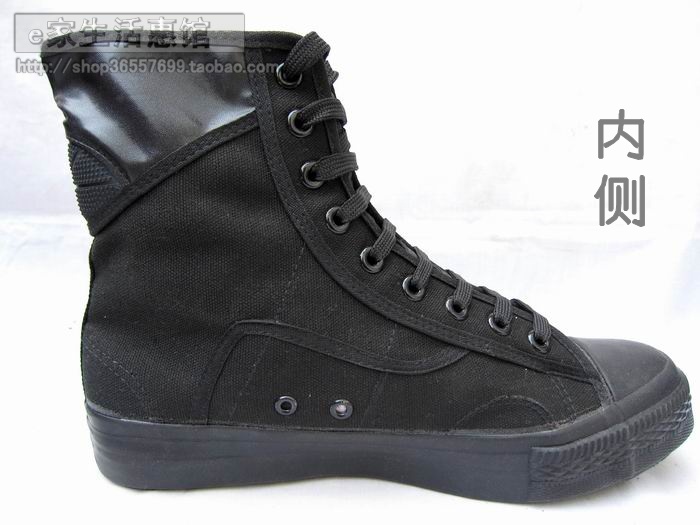 Boots militaires pour homme en toile - Ref 1402486 Image 7