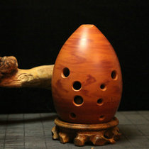 Ten-hole professional performance Xun Red pottery xun High temperature xun five times professional tuning