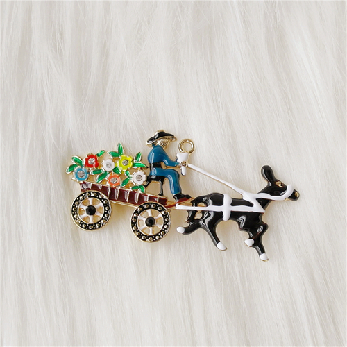 Broche en Alliage argent plaqué or - Ref 1187057 Image 10