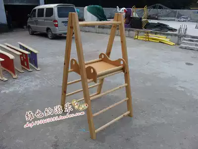 Children's software sensory integration Sports combination early education parent-child Garden physical training slide wooden climbing big a frame