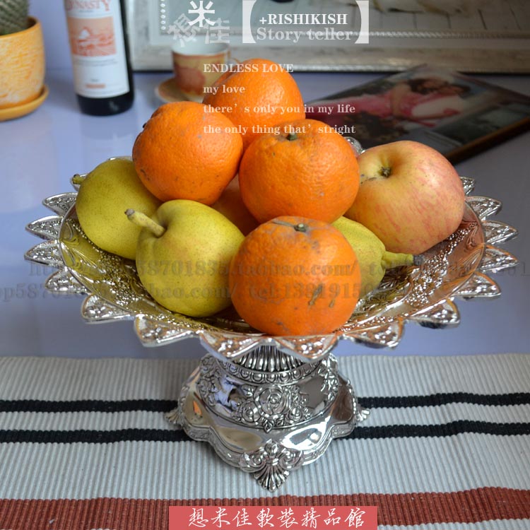 New upscale European-style fruit tray Fruit basket Handicraft Swing Accessories Jo to the house Courtesy Home Hotel KTV Supplies Home Accessories