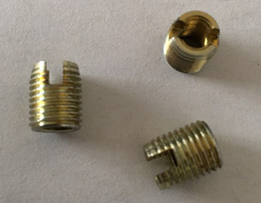 Alternative steel wire threaded sheath internal and external teeth screw self-tapping threaded sheath threaded bush slotted internal and external teeth