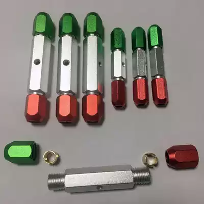 Punched straight hole inspection handle handle with copper clamp pass stop gauge handle color handle three-color handle