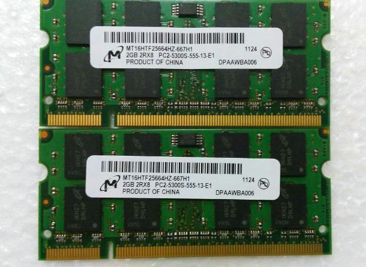 Magnesium MT 2G DDR2 666 667 notebook memory for PC2-5300S Micron 2 generation
