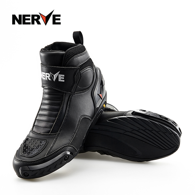NERVE Locomotive Boots All Season Racing Boots Shoes Summer Riding Cross-country Locomotive Shoes Riding Boots Man winter