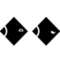 两只咸鱼你婶的店的LOGO