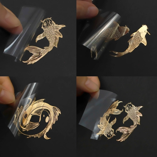 Декор, мобильный телефон, металлический ноутбук, раздельная наклейка, китайский стиль, делается под заказ