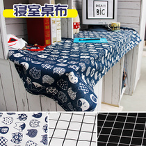 Desk cloth art cotton numb cloth sleeping room table cloth rectangular tea table cushion for home Nordic tennis red ins linen