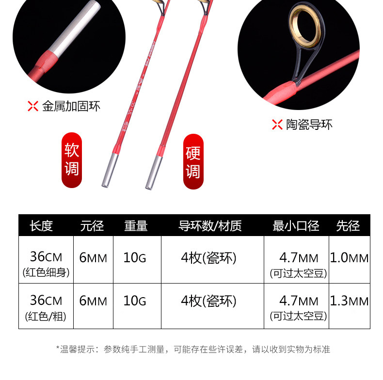 Ice удочкой 黄金樟实木手把冰钓竿全套短节帐篷冬钓竿公鱼软尾扁稍实心硬圆稍 Xin Tao sports entertainment