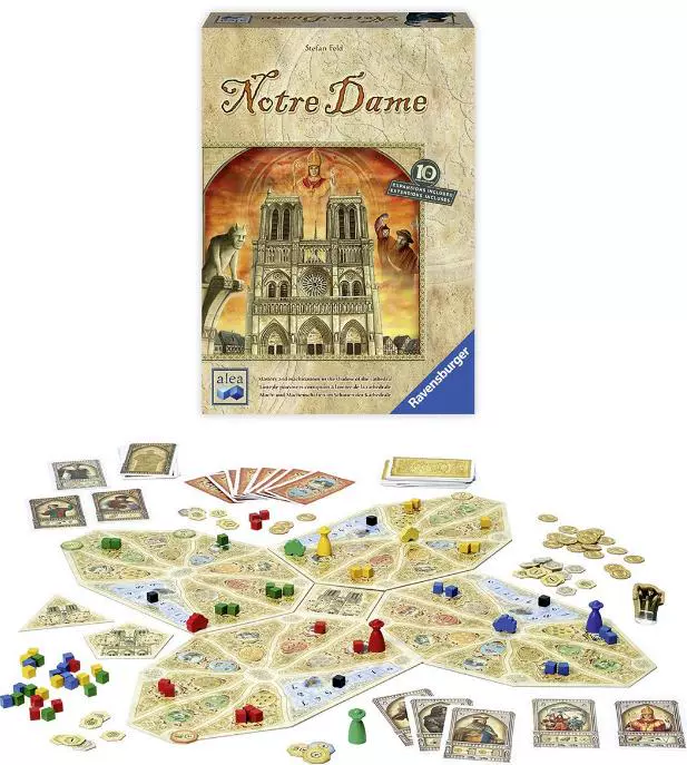 Nhà thờ Đức Bà trò chơi Notre Dame chính hãng Trung Quốc với quản lý mở rộng quản lý thẻ trò chơi - Trò chơi trên bàn