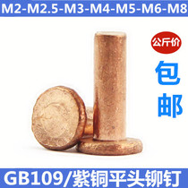 One kilogram GB108 flat head copper rivet M2M2 5M3M4M5M6M8