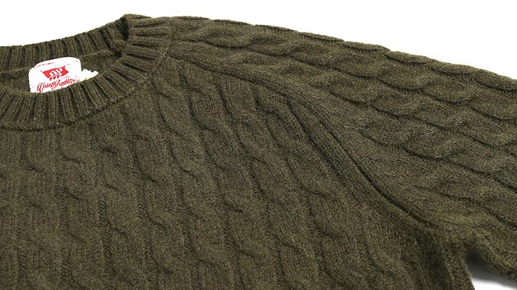 Nhà máy sản xuất chăn bông quốc gia ShetlandWool Áo len cổ điển của Anh xoắn áo len thô và đầy lông mịn áo thun nam hàng hiệu