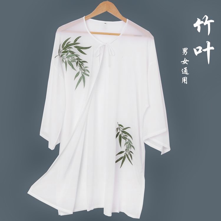 Tai Chi suit gauze outside with summer martial arts practice men's and women's spring and autumn Tai Chi team performance clothing single piece embroidery gauze