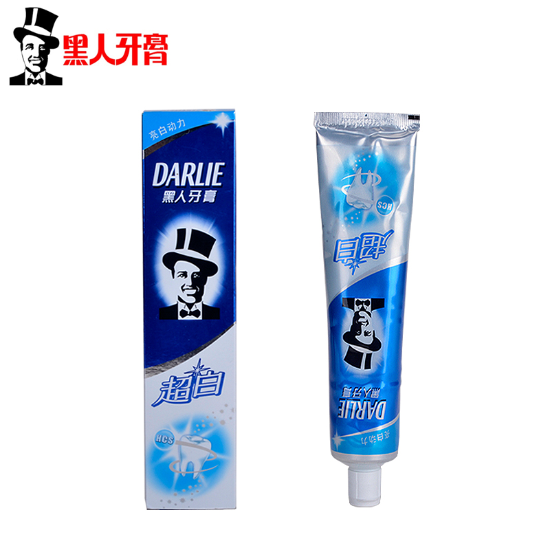 黑人超白90g天然薄荷牙膏含亮白因子 HCS亮白因子 清新口气