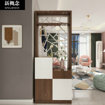 Light luxury decorative partition porch cabinet shoe cabinet integrated European entrance entrance living room screen dining room simple modern luxury