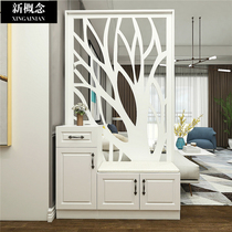 Entry into the door Feng Shui porch cabinet living room screen partition simple modern living room light luxury Nordic style block