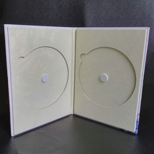 Свадебный мемориал CD коробка свадебная коробка CD Box Wedding CD Box Double Dibice Purple Wedding Box