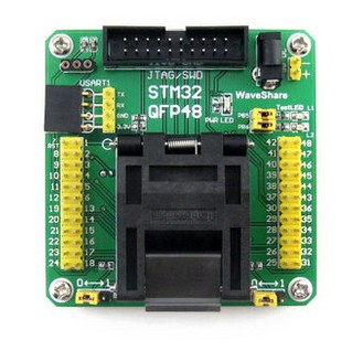 STM32 programming socket test socket burning socket STM32F STM32L QFP48 JTAG SWD string