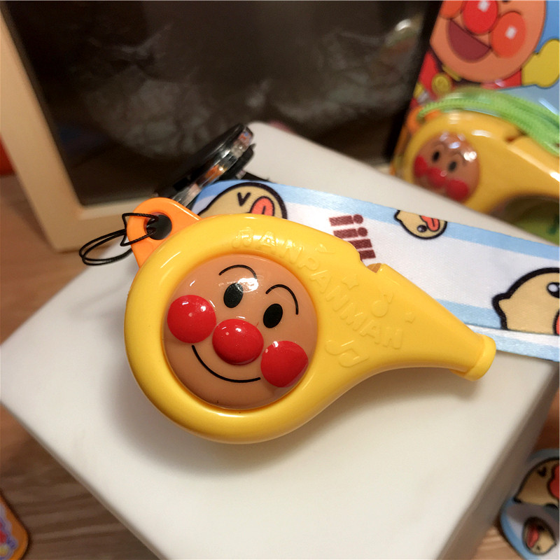 Bread Superman lanyard Japanese Bread Superman whistle children baby whistle toy musical instrument can be blown