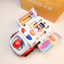 Childrens electric house medical kit toy electric music Light Universal simulation ambulance scene simulation