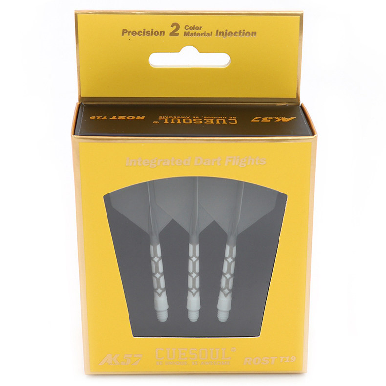 товар из китая rost t19飞镖尾翼双色镖叶耐用配件飞标一体固定尾巴标翼多色2ba Wei Masi