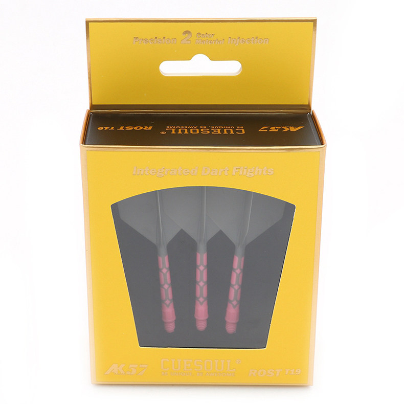 товар из китая rost t19飞镖尾翼双色镖叶耐用配件飞标一体固定尾巴标翼多色2ba Wei Masi