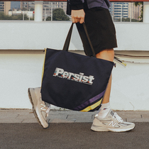 Cross trendy brand tote bag men and women zipper large capacity shoulder bag crossbody student shopping bag portable waterproof