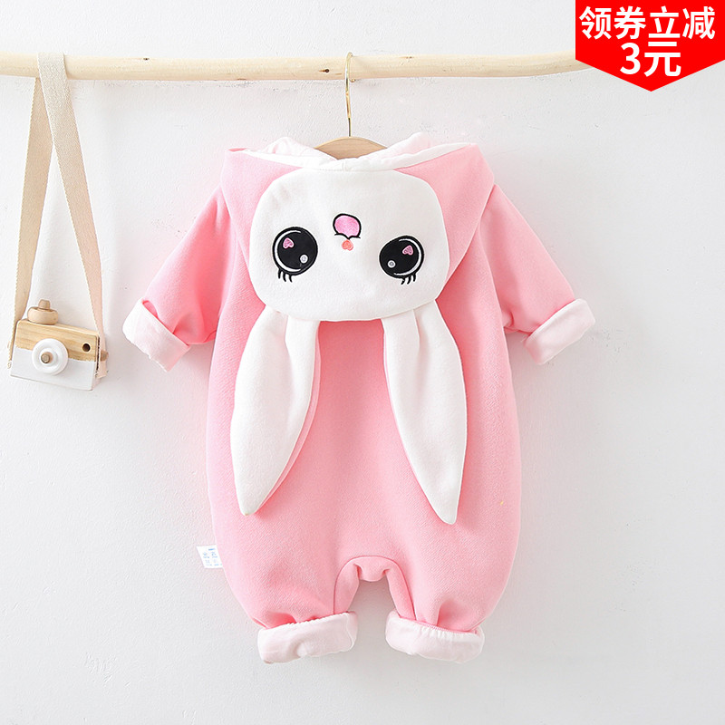 Neonatal long sleeved baby dress outfit fall outfit baby spring and autumn dress clothes