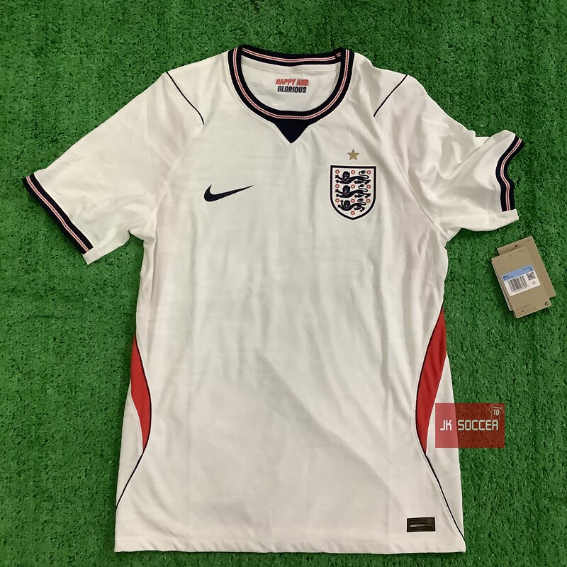 [Authentic in Stock] 2026 World Cup England Home Player Version Short Sleeve Jersey Ib5153-100