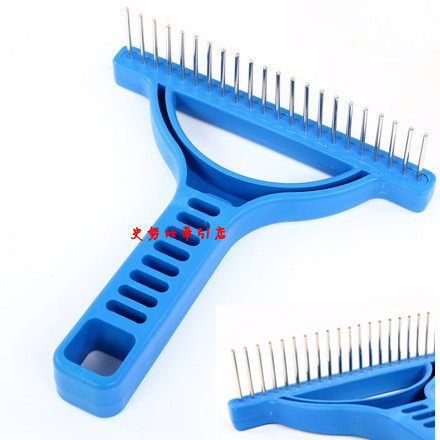 Pet Supplies Dog Comb Row Comb Needle Comb Rake Comb Unwinding Comb for Medium and Large Dogs Smoothing Dog Comb