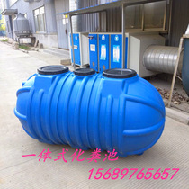 Blow molding septic tank rural toilet renovation Liaoning integrated plastic septic tank