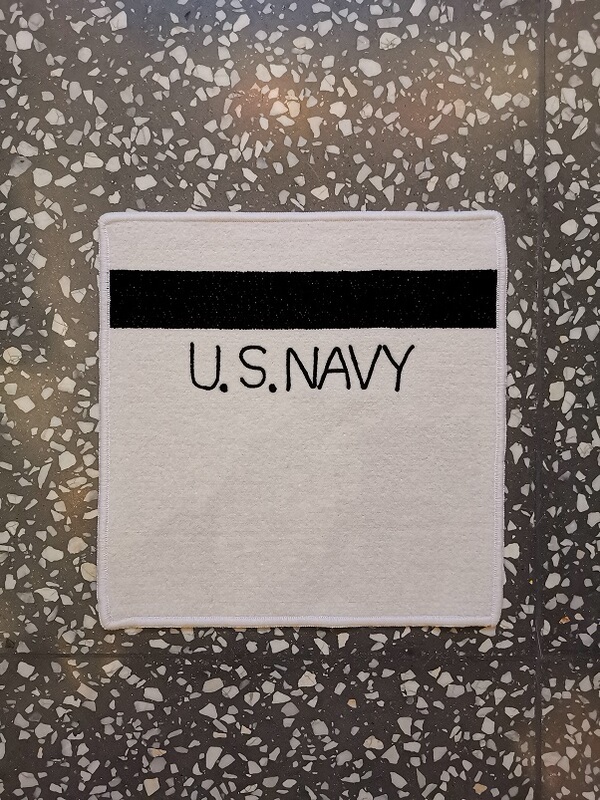 The Real Mccoy U.S.Navy Chenille Towel Navy Towel in Stock The Real Mccoy U.S.Navy Chenille Towel Navy Towel in Stock