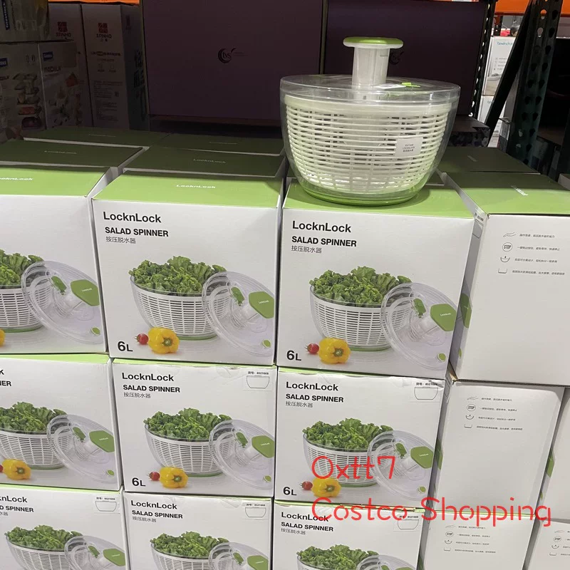 Покупатель из Costco LOCKNLOCK овощной дегидратор сушилка кухонный корзина для мытья и слива овощей