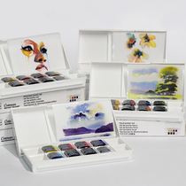 Windsor Newton Govin Professional Grade Watercolor Paint Pocket Solid Painter Fine Arts Student Illustration Comic Design Set