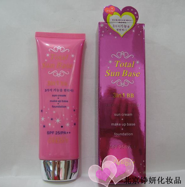 Đích thực đẹp cam kết BB cream TotalSunBase ba-trong-một sửa chữa BB cream giữ ẩm cách ly kem che khuyết điểm nền tảng chất lỏng