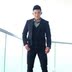 Ông Hui màu rắn phù hợp với bộ đồ ba mảnh nam phù hợp với hàng đơn hàng khóa đôi Slim chuyên nghiệp phù hợp với đám cưới chú rể áo vest nam hàng hiệu Suit phù hợp