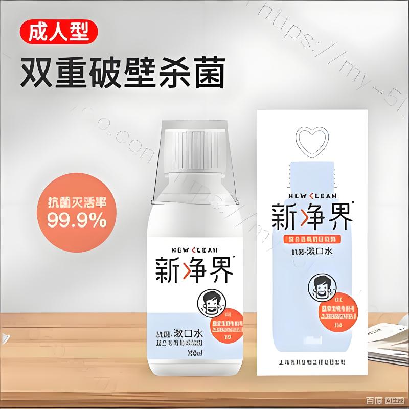 New Clean World Streptococcus Solvens Enzyme Mouthwash 100ml Bad Breath Freshener Gum Care Free Shipping