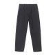 Temperament semi-elastic waist casual trousers straight leg fashion