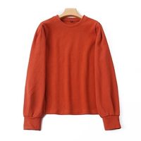 Весенняя толстовка с круглым воротником, лонгслив, базовые нарукавники для отдыха, тренд сезона, оверсайз