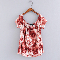 Shoulder Shoulder T - shirt Fashion Summer New Lax Harmy Printing Wears with Max 5 - 2