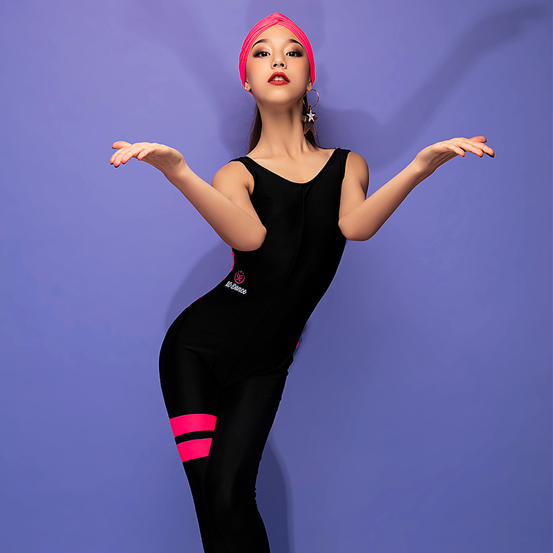 Star Latin Dance Dress 2020 Summer New Dress Girls' Kids Suite Clothes