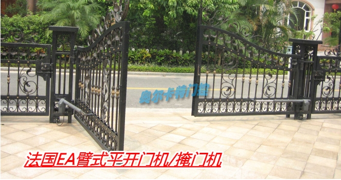 France EAB420 hanging arm type bunkers motor row arm remote control flat door opener import upscale flat door motor