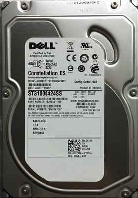 Dell Dell ST31000424SS hard drive 1T SAS 3 5 inch 1TB server hard drive U738K