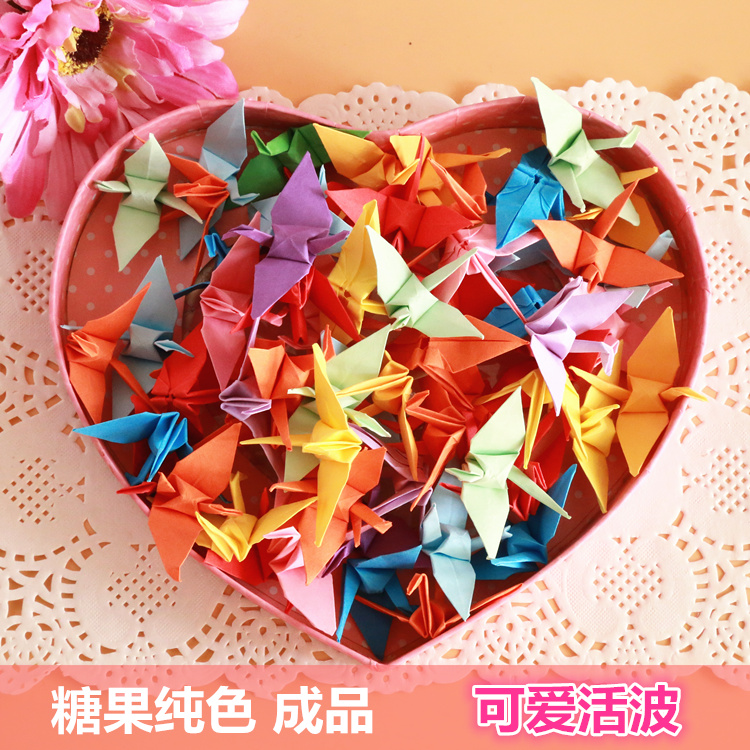Handmade paper crane made origami birthday gift creative wish romantic birthday gift for men and women