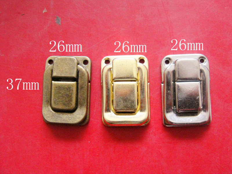 Taiping buckle hidden buckle packaging box wooden box buckle buckle buckle lock small square buckle antique wooden box wine box buckle