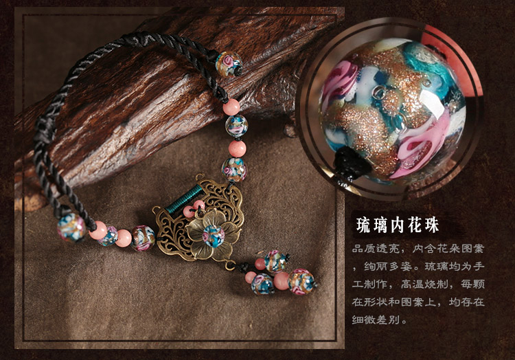 Vòng chân gió quốc gia nữ dài cuộc sống khóa retro gió trang trí cá tính mùa hè hoang dã chân chuỗi mắt cá chân chuỗi đồ trang trí nữ lắc chân nữ 10k