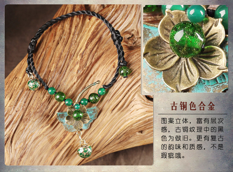 Vòng chân gió dân tộc retro chuông mặt dây mùa hè phụ kiện âm thanh hoang dã chân dài chuỗi chân nữ vòng chân nữ đẹp