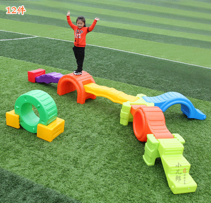 Kindergarten Outdoor Large Pleasure Facilities 17 Pieces Physical Training Combined Children Feel Integrated Equipment Indoor Toys