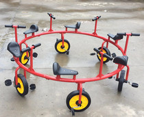 Kindergarten Outdoor Toy Car Four People Six People Car Senses Equipment Foot Scooter Child Assistance Car Two-three-wheeler