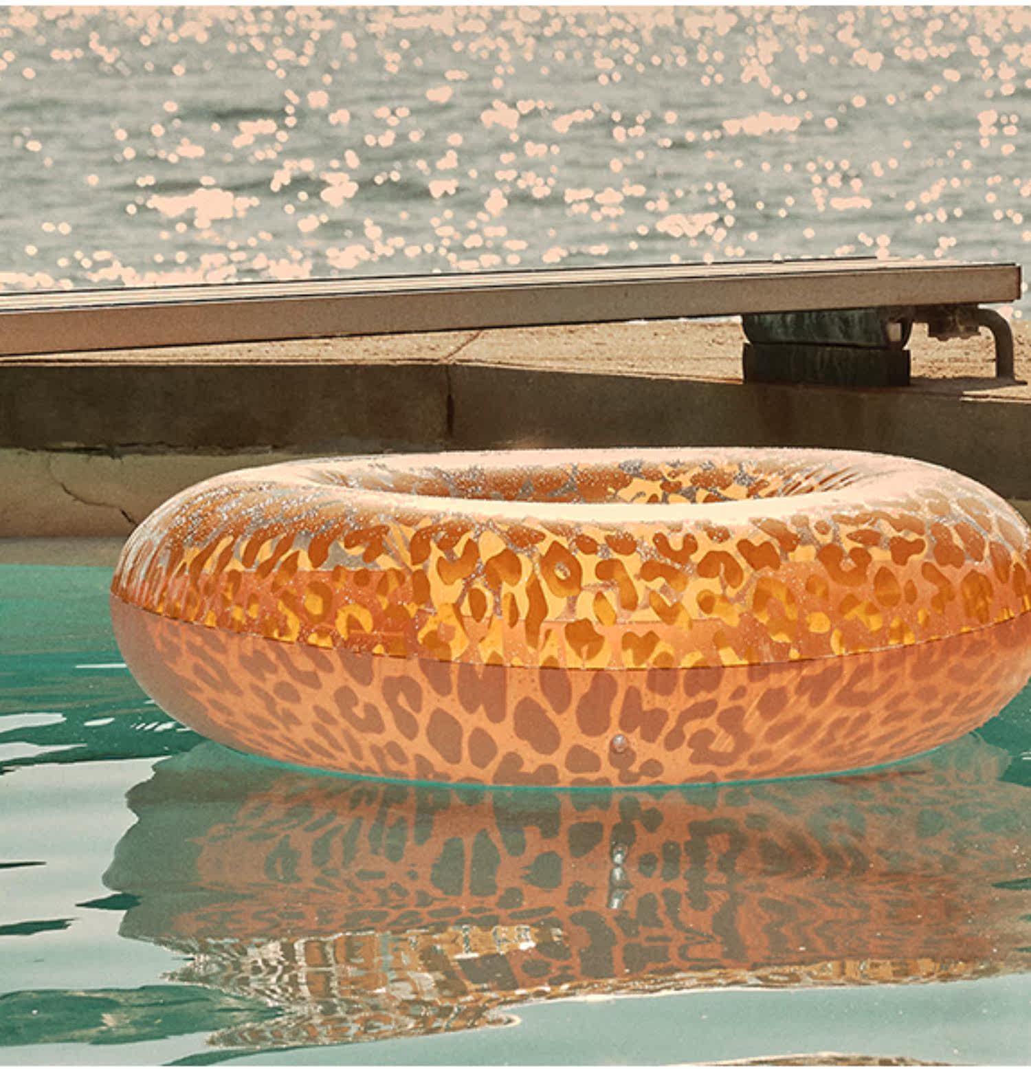 Надувной плавательный круг для взрослых, популярно в интернете, русалка, увеличенная толщина 